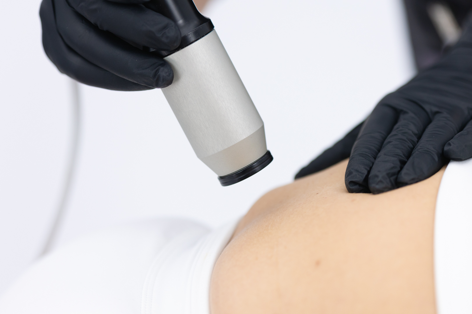 Visualisation of localised adipose tissue with ultrasound.